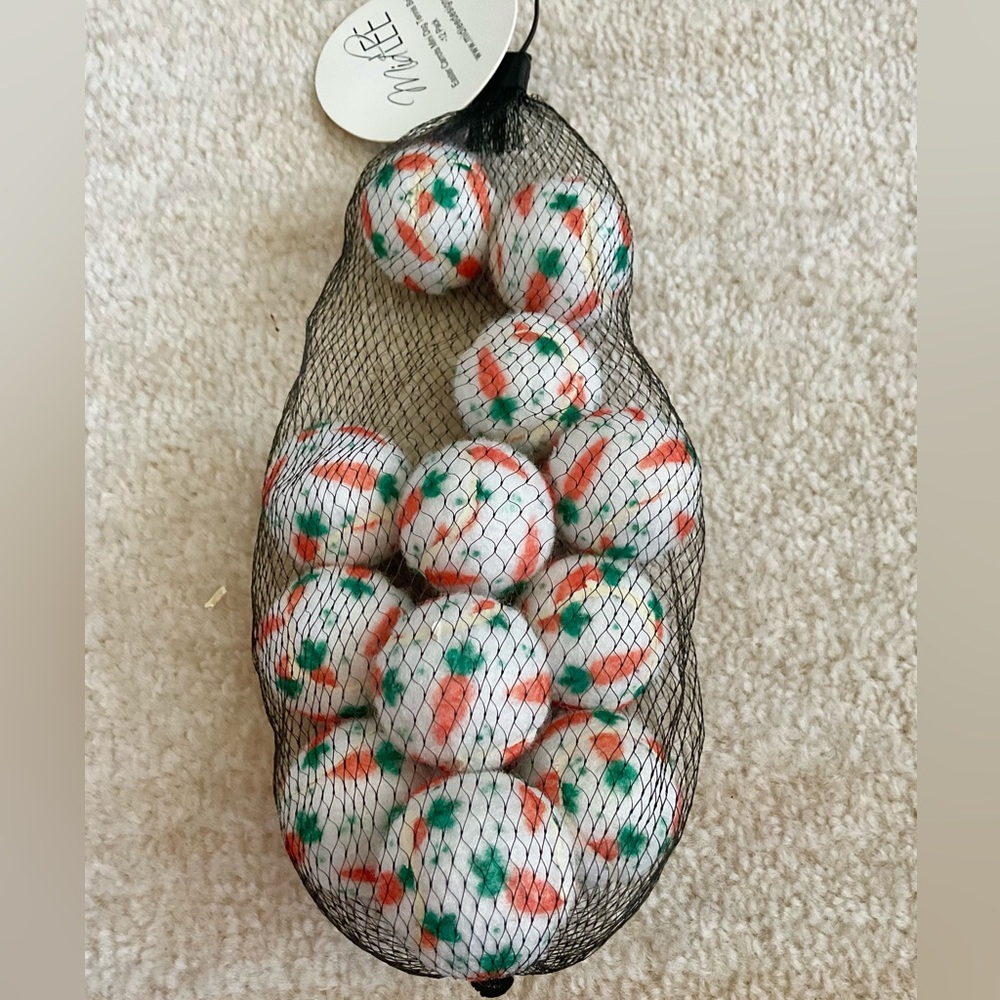NWT Easter Carrots Mini Dog Tennis Balls